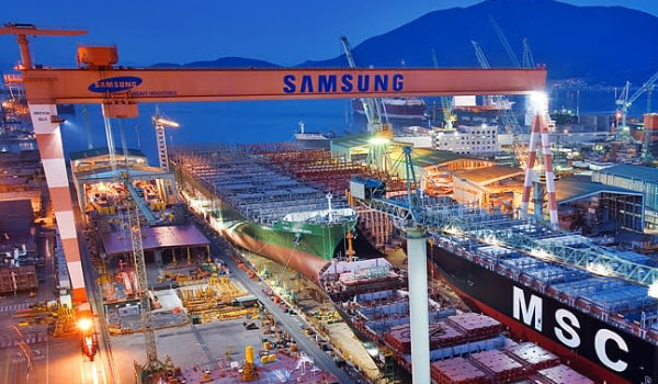 Mga mabibigat na industriya ng Samsung