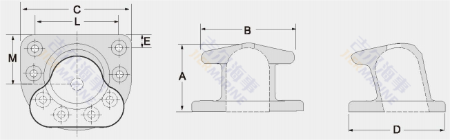 Disenyo ng modelo ng Tee Head Bollard