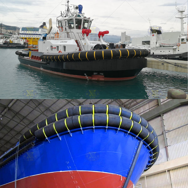 Tugboat fender para sa bangka